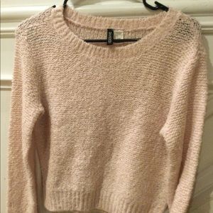 Small Divided Blush Pink Sweater